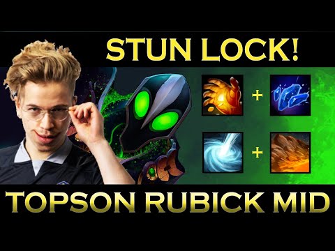 🔥 TOPSON RUBICK MID 🔥 STUN LOCK 🔥 Dota 2 Pro Gameplay