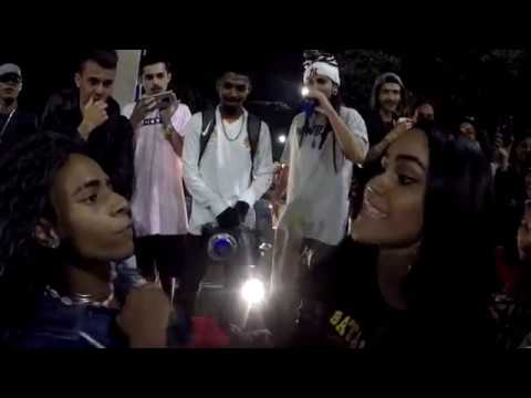 Madame Satã Vs Aline - 1 Fase - Rap Df Vlogs/Batalha do Relógio 2018