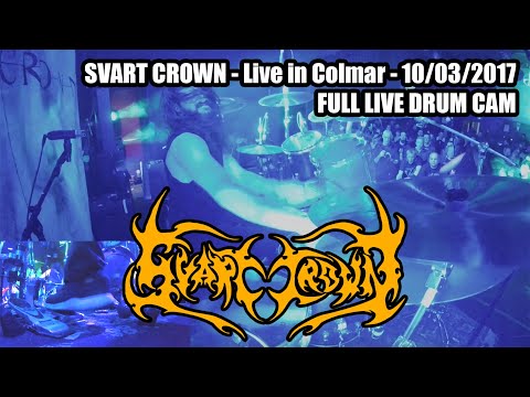 Svart Crown - Live Colmar - Complete Live Drum Cam