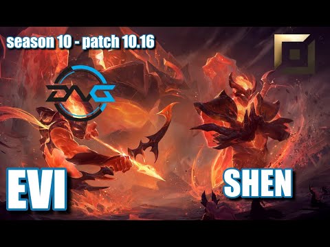 【韓国サーバー/GM】DFM Evi シェン(Shen) VS DWG Flame ジェイス(Jayce) TOP - Patch10.16 KR Ranked【LoL】