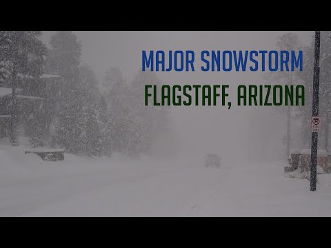 MAJOR SNOWSTORM IN ARIZONA - January 25, 2021