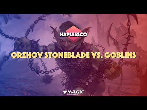 Orzhov Stoneblade vs Goblins