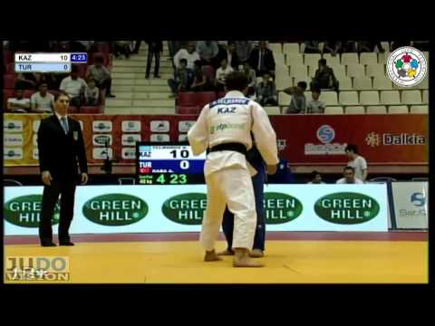 Judo Grand Slam Baku 2013: Askhat TELMANOV (KAZ) - Ahmet KABA (TUR) Semi Final [-60kg]