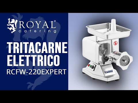 Video - Tritacarne elettrico professionale - 220 kg/h - EXPERT