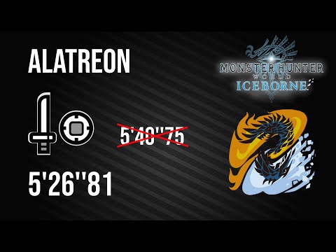 MHW Iceborne | Alatreon Solo (Sword and Shield | SnS) - 5'26''81