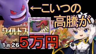 【ポケカ】ゲンガーのRカード 〇万円！ ワイルドフォース開封しながら語ります 【ポケモンカード／ポケモン】