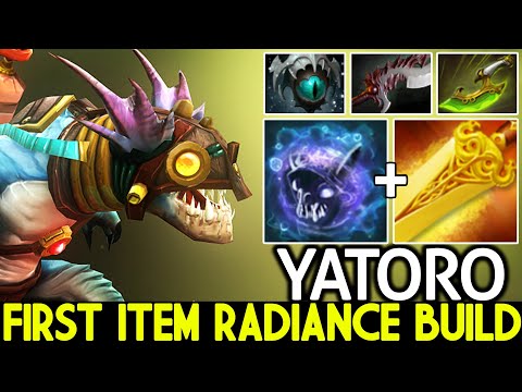 YATORO [Slark] First Item Radiance Build Very Aggressive Plays Dota 2