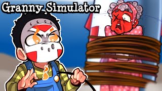 Granny Simulator | "SENDING GRANNY TO SPACE &amp; FUNNY COPS!"