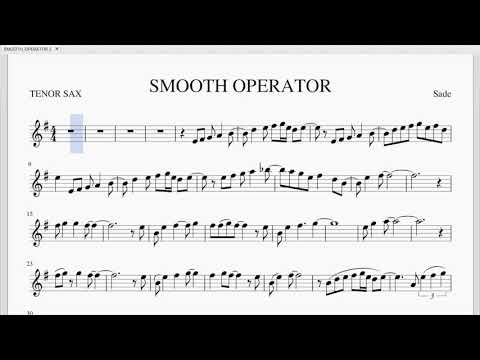 SMOOTH OPERATOR - Sade (tenor sax) Tony Battaglia