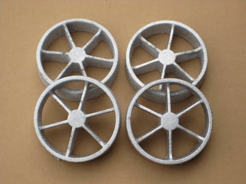 Metal Casting at Home part 60 Spoked wheel Castings