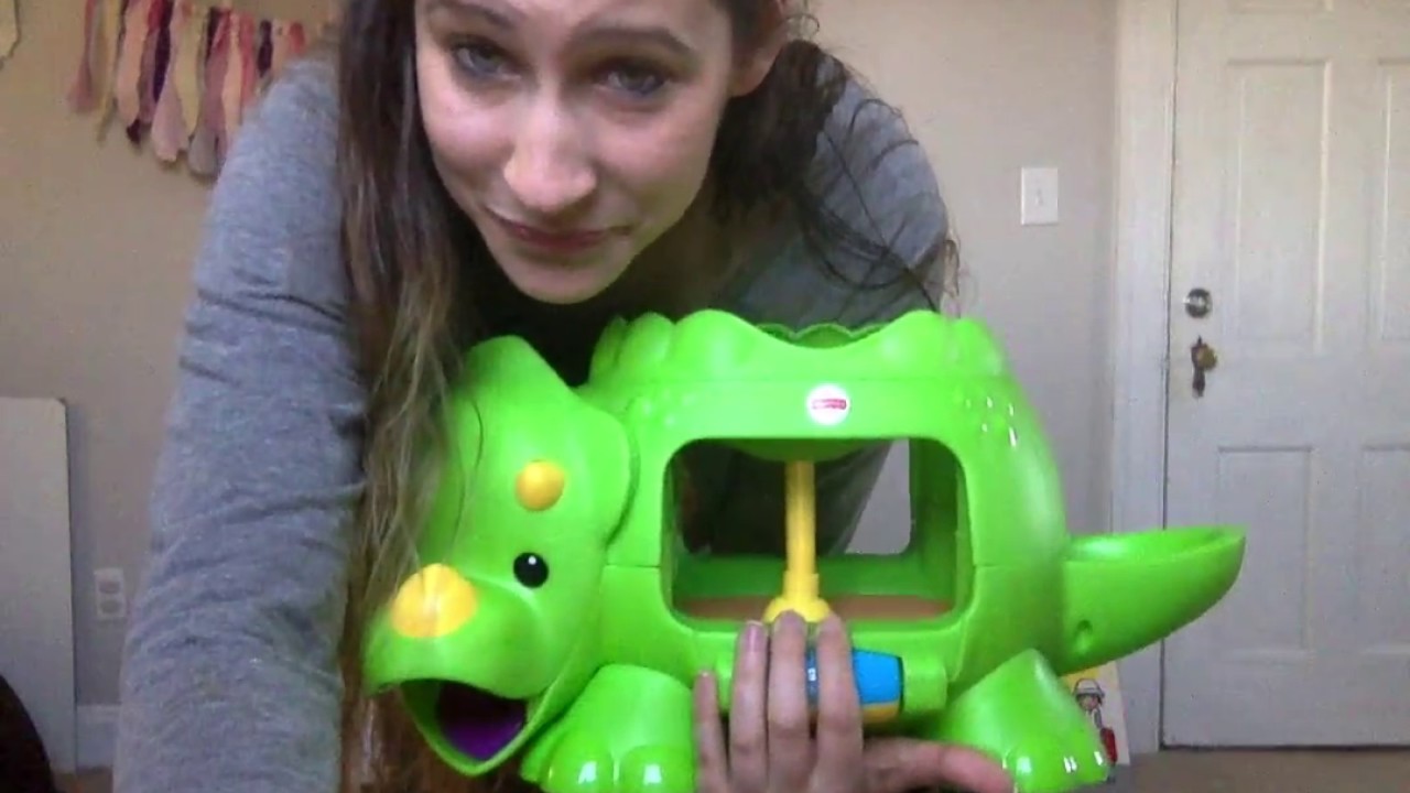 Mattel Fisher-Price Динозавр с шариками DHW03