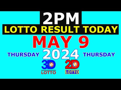 Lotto Result Today 2pm May 9 2024 (PCSO)