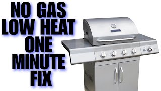 Common Reason Your Gas Grill Isn't Getting HOT Enough To Cook | 60 SECOND FIX