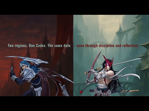 Rift Rewind Codex — Dual Path: Noxus & Ionia | AWS + Riot Games Hackathon 2025
