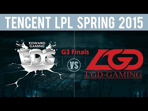 EDG vs LGD, Game 3 | LPL Spring Grand Finals 2015 | Edward Gaming vs LGD Gaming Game 3