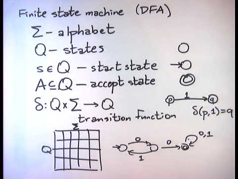 2014-09-09 DFAs - design techniques, product construction, closure properties of regular languages