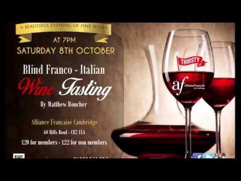 Alliance Française de Cambridge - Franco Italian Wine Tasting