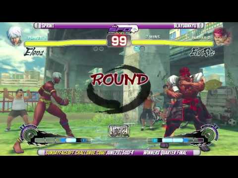 SFO Monthly June 2015 - USF4 - Winners - Sprint vs BlaydonRyu