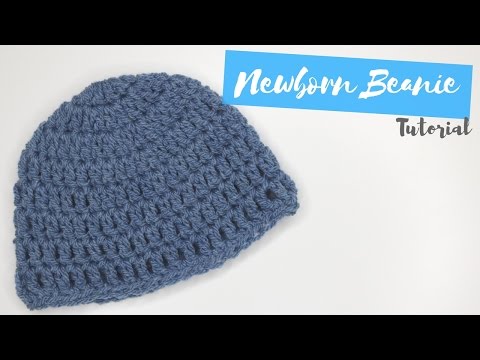CROCHET: Newborn beanie tutorial | Bella Coco