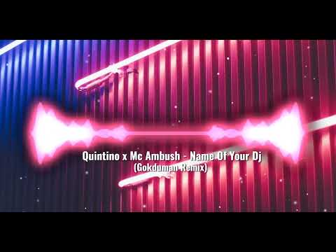 Quintino x Mc Ambush - Name Of Your Dj (Gokduman Remix)