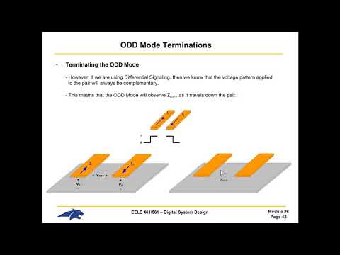 EELE 461-561 Lecture - Differential Terminations (4/22/20)