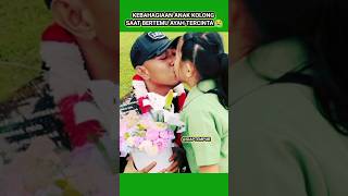 Download lagu A sincere hug and kiss from the TNI for their little daughter🥰#shorts #short #army #tniad #tentara mp3