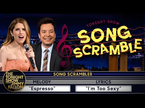 Song Scramble with Anna Kendrick | The Tonight Show Starring Jimmy Fallon
