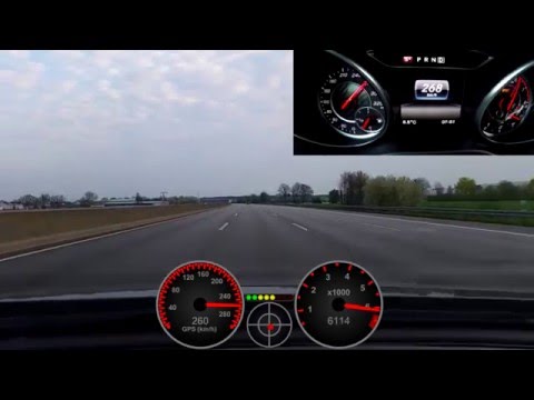 Mercedes-AMG A45 2016 (381hp)  0-280 km/h RACE Start AMG Driver Package