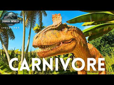 Making a Carnivore Habitat for a Realistic Jurassic Park Zoo