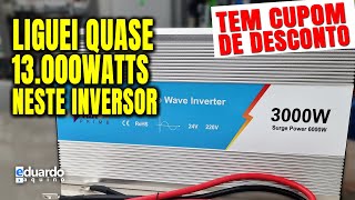INVERSOR Bom e BARATO LIGOU Mais de 12.000Watts (Uma Casa Inteira)