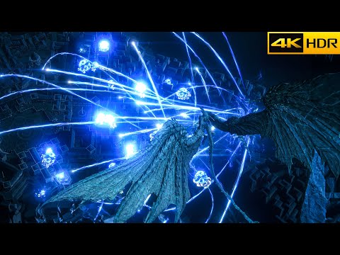 FINAL FANTASY 16 | Bahamut Destroys his Kingdom Scene 4K