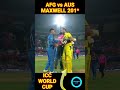 Australia Vs Afghanistan World Cup Match Highlights 2023 Maxwell World Record Sports Cricket