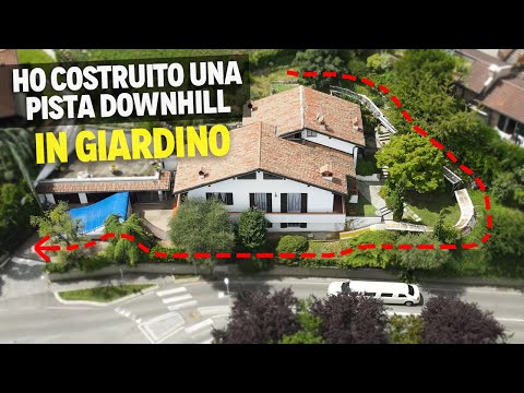 HO COSTRUITO UNA PISTA DOWNHILL IN GIARDINO @TorquatoTesta e @IVOP26