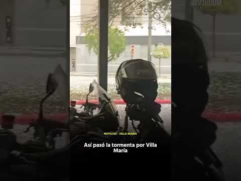 FUERTE TORMENTA en Villa Maria #lv28 #villamaria #granizo