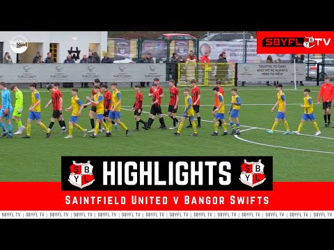 Saintfield United v Bangor Swifts -  Under 16 Fourth Divisional Cup Final - December 2023