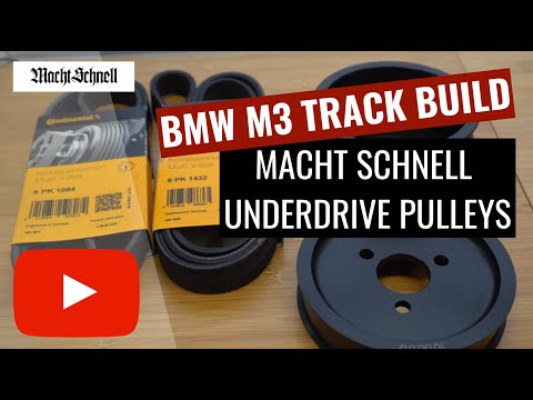 TRACK BUILD | BMW E92 M3 Macht Schnell UnderDrive Pulley Kit