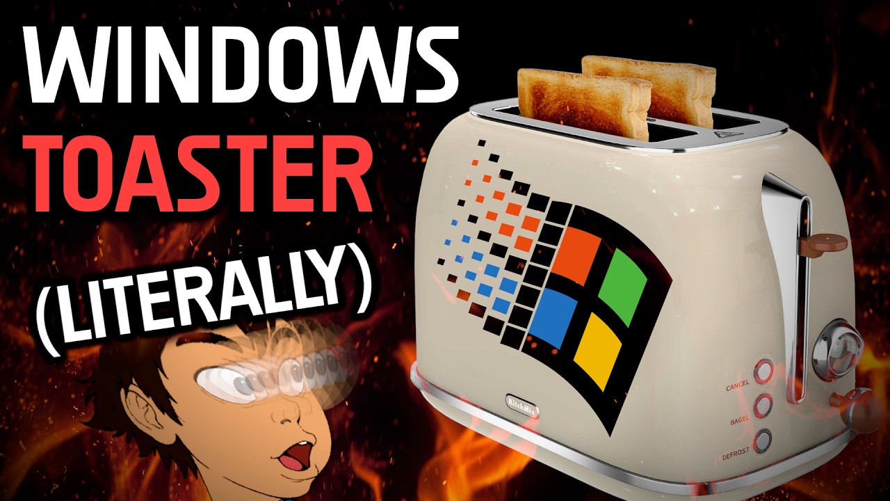 Running Windows 98 on an Actual Toaster - YouTube
