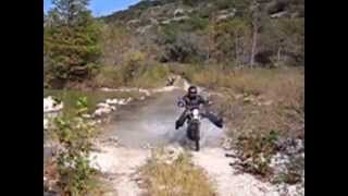 preview picture of video 'Yamaha XT500s in Central Texas - Dieter, Rogier, Klaus'