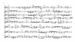 Coleman Hawkins - Body and Soul (Transcription)