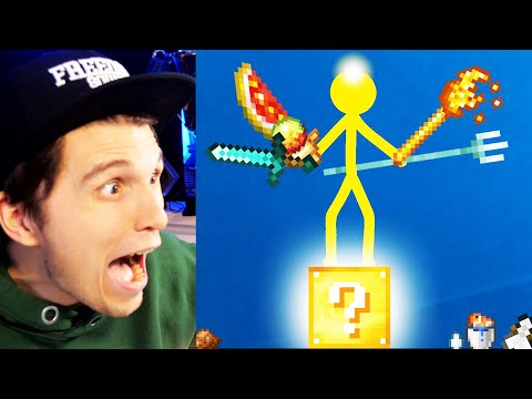 Paluten REAGIERT auf Animation vs. Minecraft LUCKYBLOCKS!