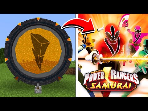 PORTAL DOS POWER RANGERS SAMURAI NO MINECRAFT ‹‹ P3DRU ››