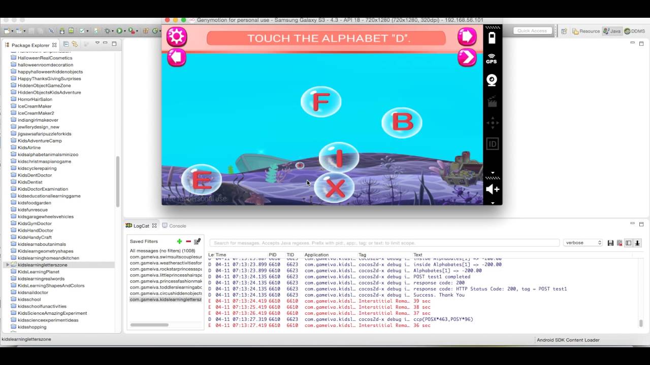 Kids Learning Letters Zone - Source Code Video By Sell My Source Code.