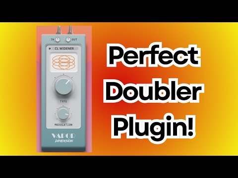 Simple and Perfect Doubler Plugin! Vapor Dimension Review #mixandmastering