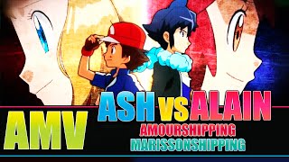 ASH VS ALAIN「AMV」AMOURSHIPPING  MARISSONSHIPPI