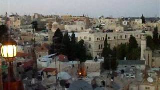 preview picture of video 'panoramic view of Jerusalem (from Hashimi hotel)'