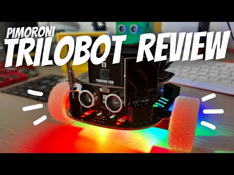 YouTube Thumbnail for Pimoroni Trilobot Review, Raspberry Pi 4 powered Robot Kit