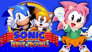 Sonic Triple Trouble Fan Remake Adds Amy Rose as Playable Character! - Game & Watch