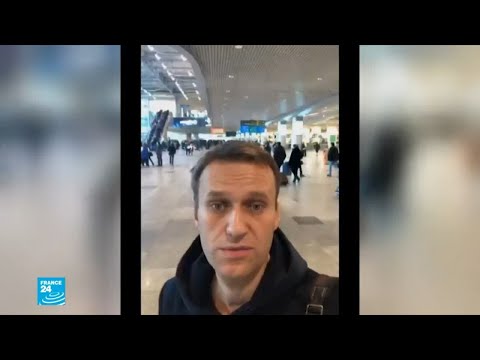 فيديو يظهر مغادرة المعارض الروسي أليكسي نافالني نحو فرنسا