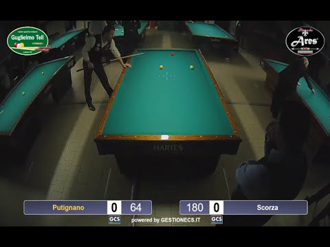 PUTIGNANO vs SCORZA - 1° TROFEO  BILIARDO AMS 2017 ARCISATE (VA)
