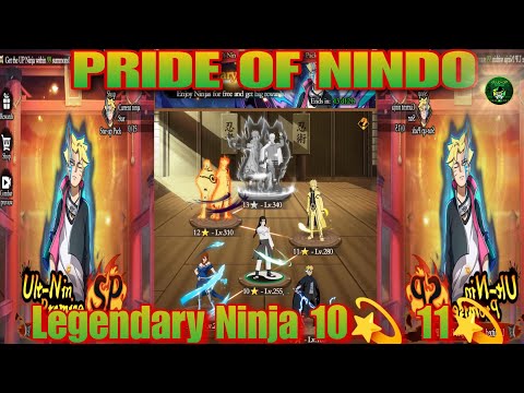 Pride Of Nindo Legendary Ninja(09/14/23) Lvl 255 & Lvl 280 Ninjutsu Bigbang Naruto RPG - android/iOS